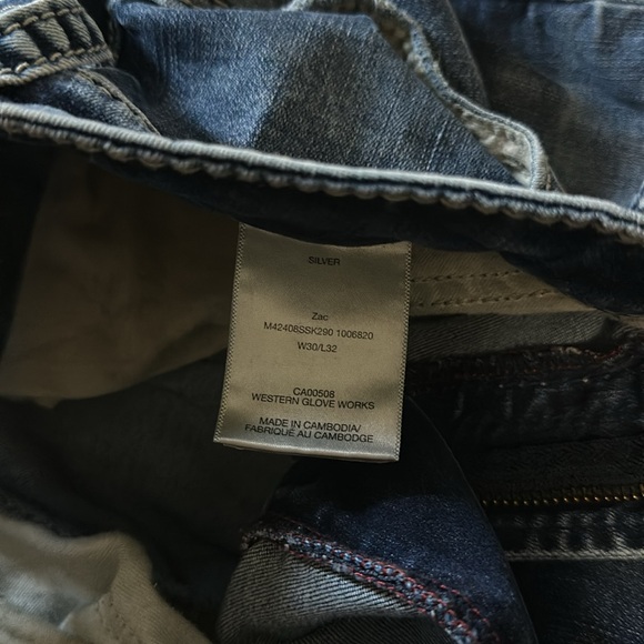 Silver jeans Zac Relaxed Fit Bootcut Jeans 30 waist 32 length - Picture 3 of 5